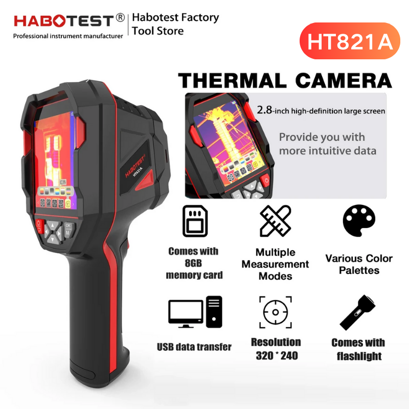 HABOTEST HT821A Rechargeable T - огляд і ціна Thermal Imaging Camera Pcb Repair