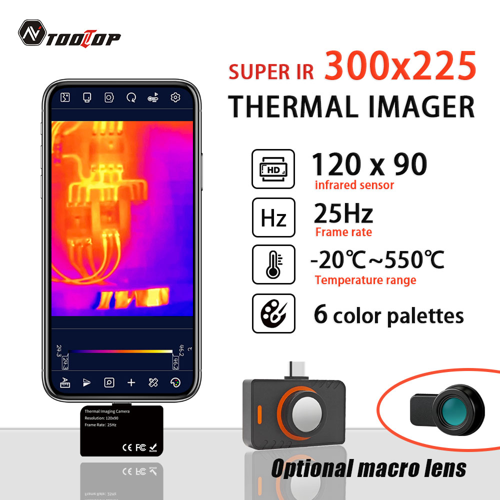 TOOLTOP T5 Super IR 300*225 Th - огляд і ціна Thermal Imaging Camera Pcb Repair