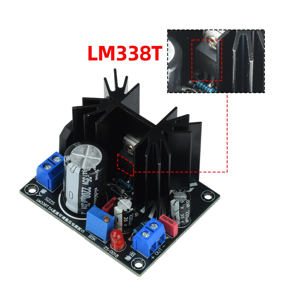 LM338T Linear Adjustable Volta - огляд і ціна Linear Lab Power Supply Adjustable