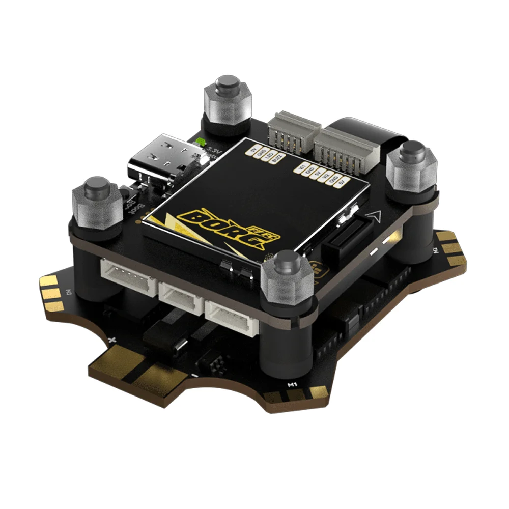 VoltSIFlight Borg F7 Stack F72 - огляд і ціна Fpv Flight Controller F7 Stack 60A