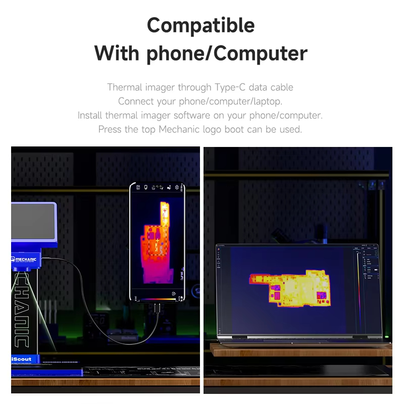 Mechanic iScout 3D Thermal Ima - огляд і ціна Thermal Imaging Camera Pcb Repair