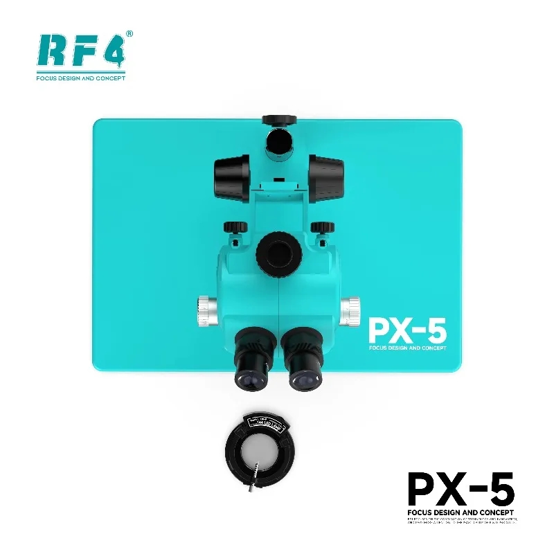RF4 PX-5 Trinocular Stereo Mic - огляд і ціна Stereo Trinocular Microscope Pcb
