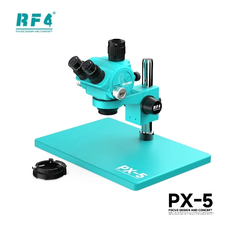 RF4 PX-5 Trinocular Stereo Mic - огляд і ціна Stereo Trinocular Microscope Pcb