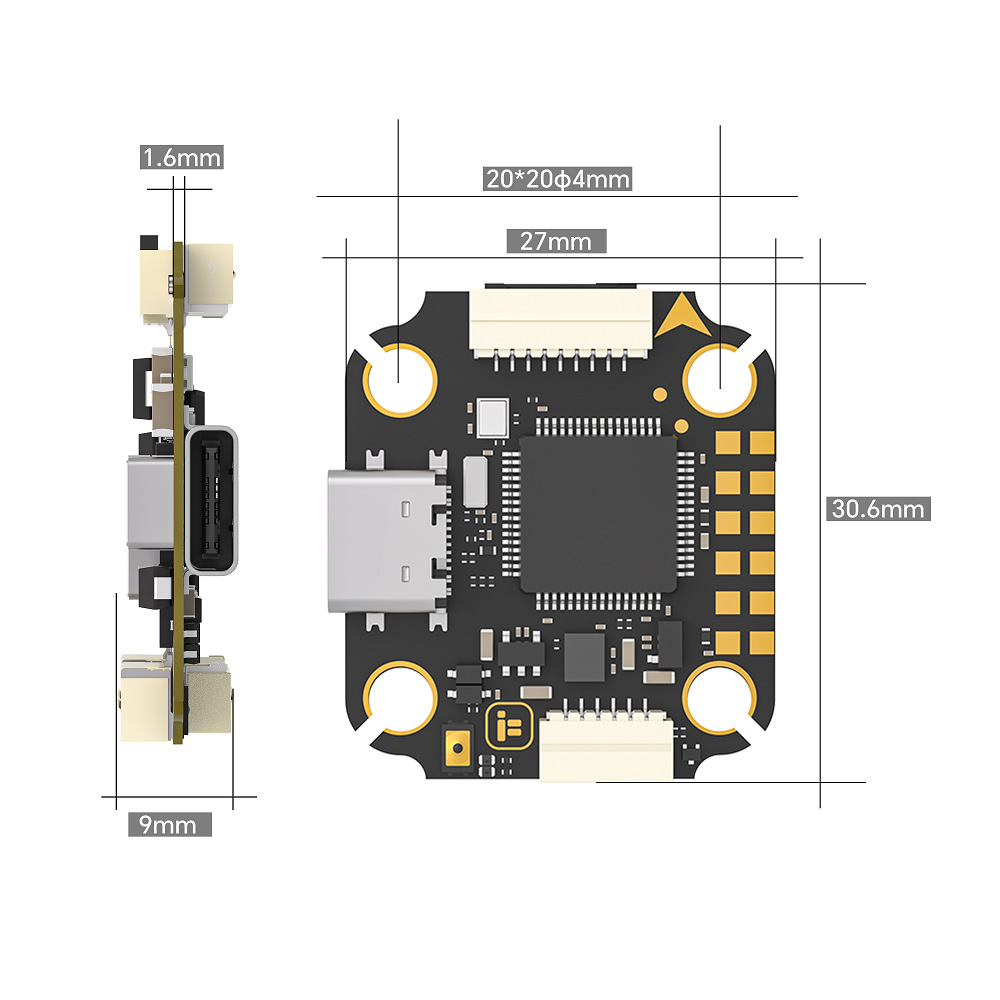 IFlight Borg F7 Mini Stack Bor - огляд і ціна Fpv Flight Controller F7 Stack 60A