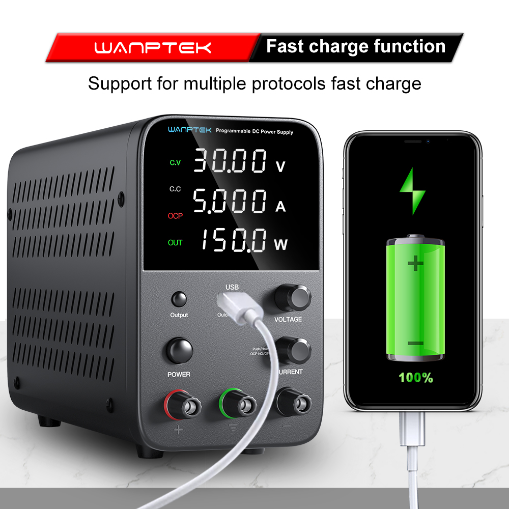 Wanptek Laboratory Power Suppl - огляд і ціна Programmable Dc Power Supply 30V 10A