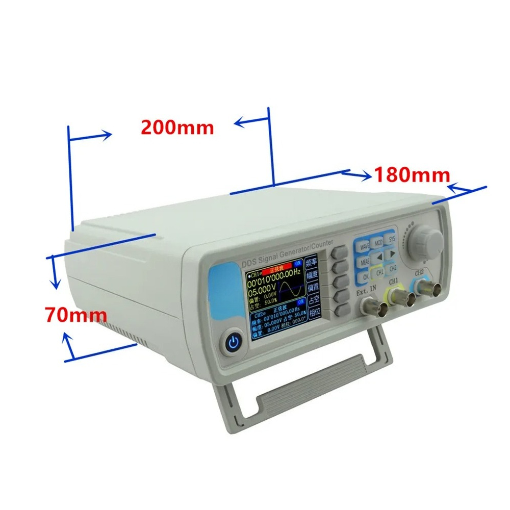 JDS6600 Series 15/30/40/50MHZ  - огляд і ціна Function Arbitrary Waveform Generator