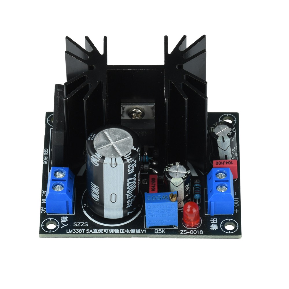 LM338T Linear Adjustable Volta - огляд і ціна Linear Lab Power Supply Adjustable