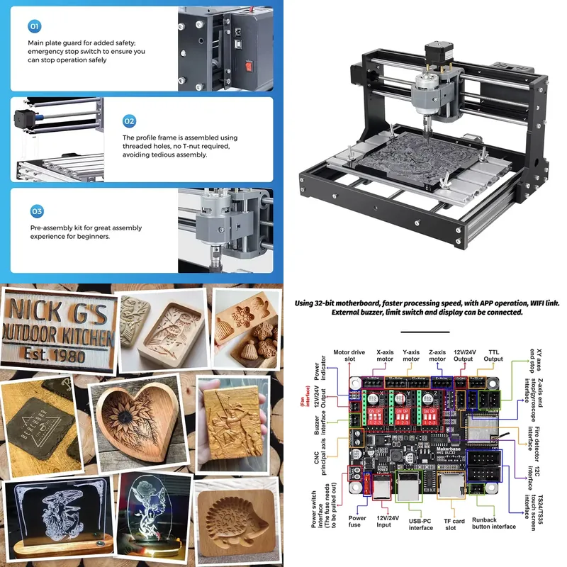 for 3018 Mini CNC Router Machi - огляд і ціна Mini Laser Engraver Cnc Router