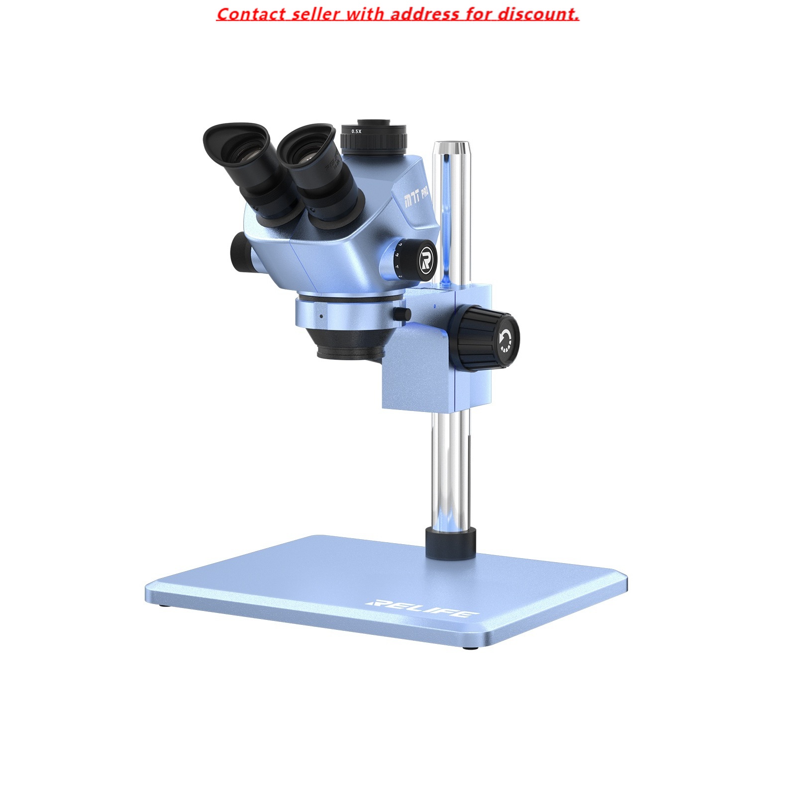 RELIFE RL-M7T Pro-B11 Trinocul - огляд і ціна Stereo Trinocular Microscope Pcb