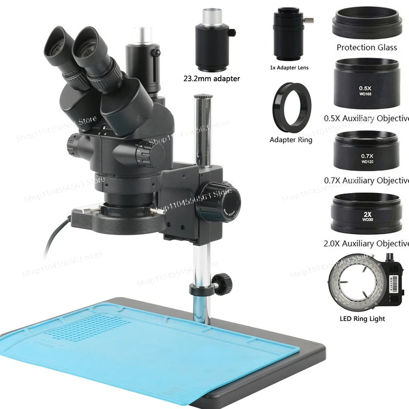 Industrial Lab Trinocular Simu - огляд і ціна Stereo Trinocular Microscope Pcb
