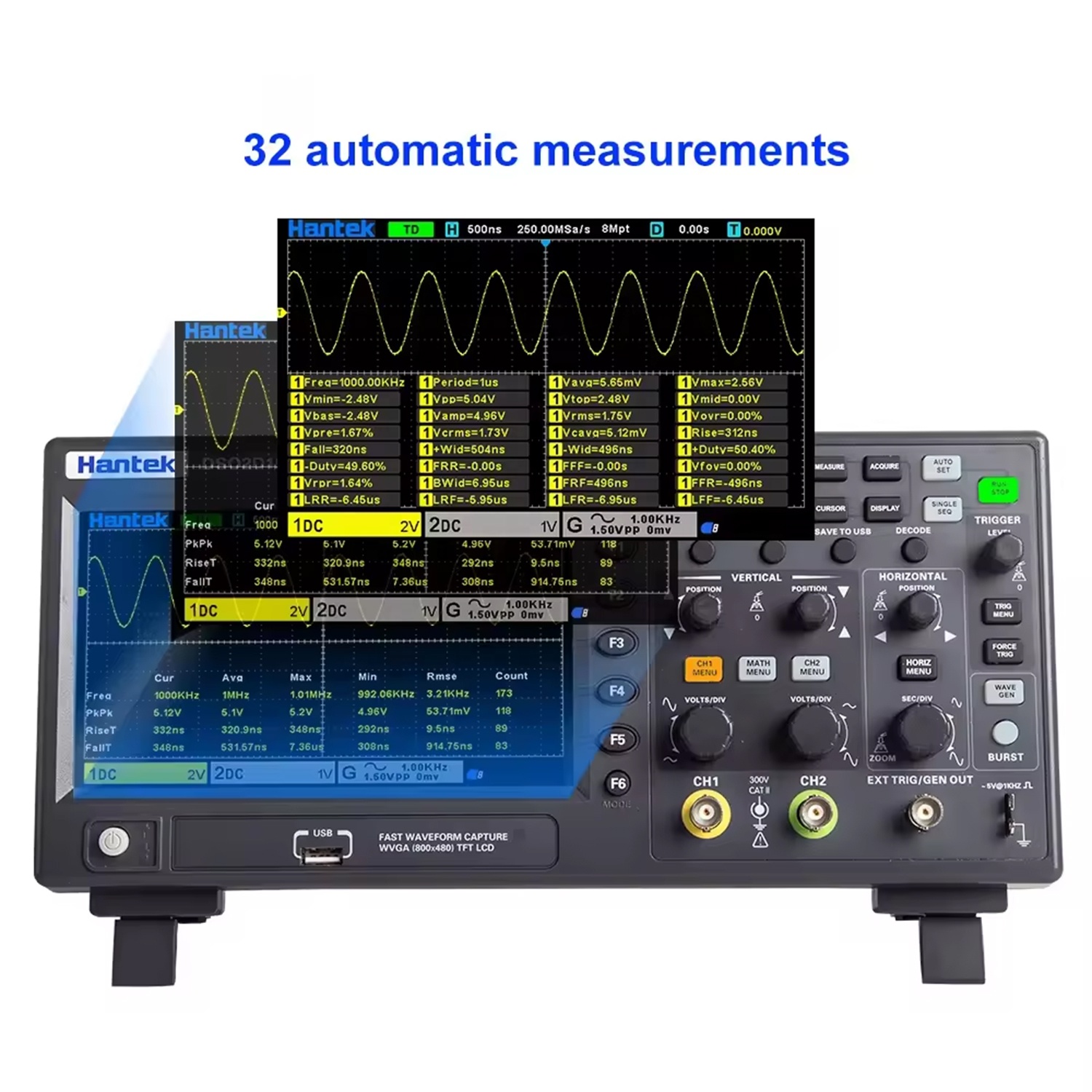 DSO2C10 DSO2C15 DSO2C10 2 Chan - огляд і ціна Digital Storage Oscilloscope 100Mhz