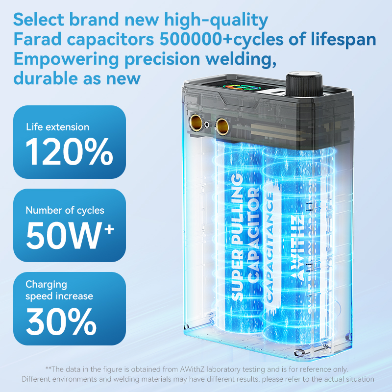AWithZ UKF10 Supercapacitor Sp - огляд і ціна Spot Welder 18650 Battery Pack