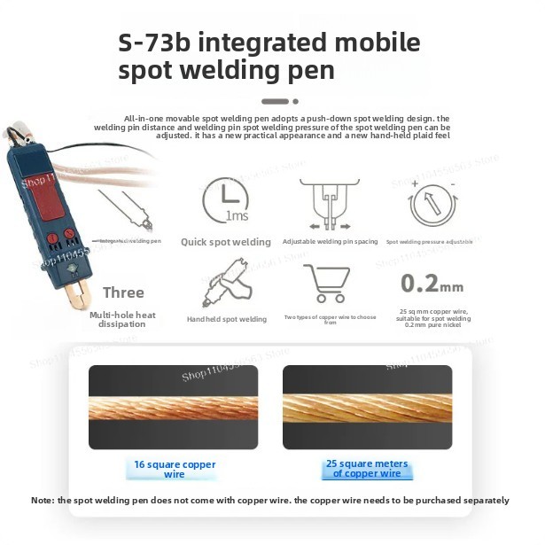 73B Integrated Spot Welding Pe - огляд і ціна Spot Welder 18650 Battery Pack