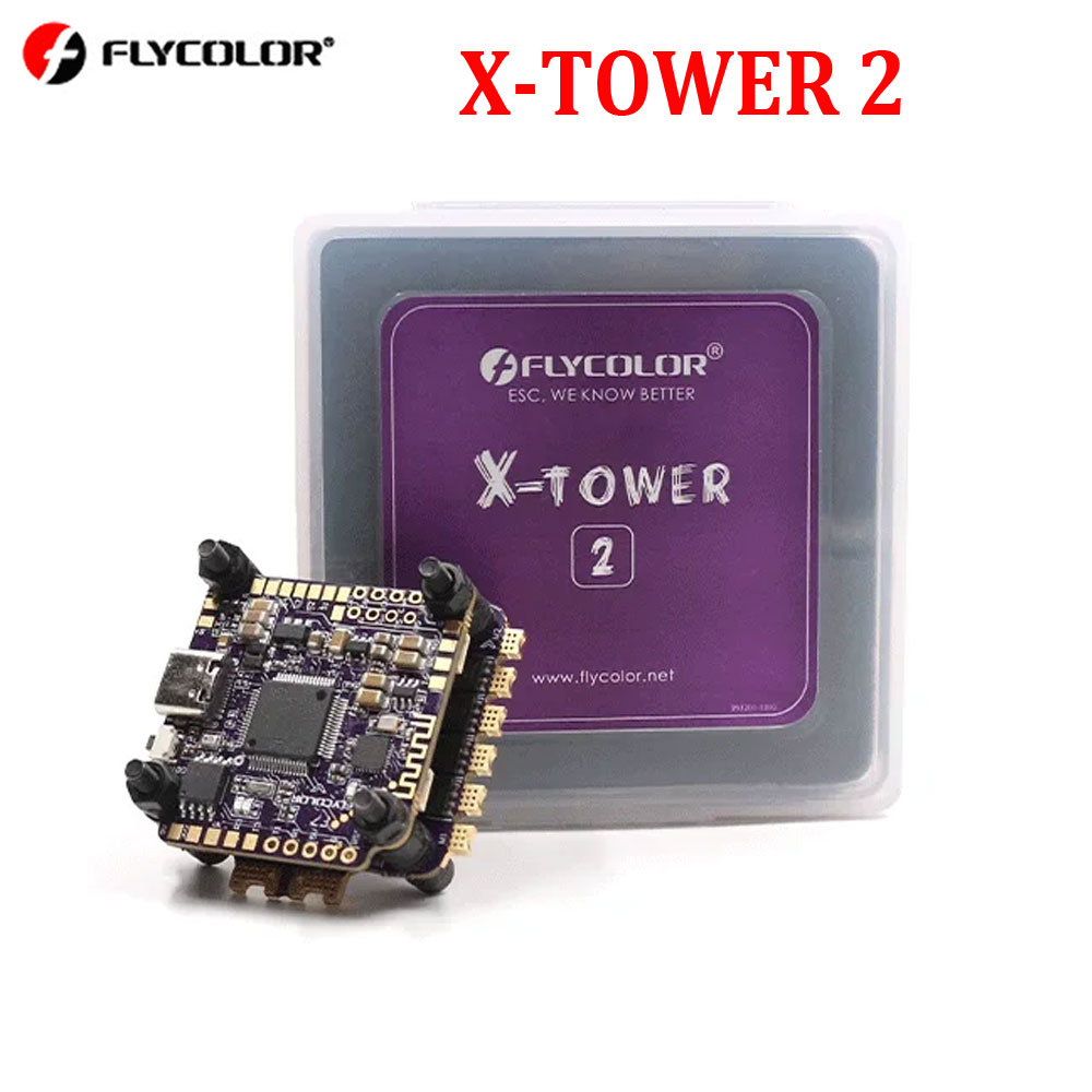 HobbyFIy Flycolor X-TOWER 2 F7 - огляд і ціна Fpv Flight Controller F7 Stack 60A
