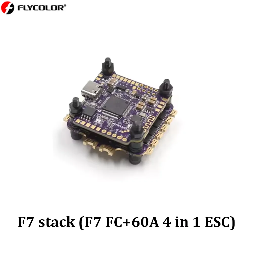 HobbyFIy Flycolor X-TOWER 2 F7 - огляд і ціна Fpv Flight Controller F7 Stack 60A