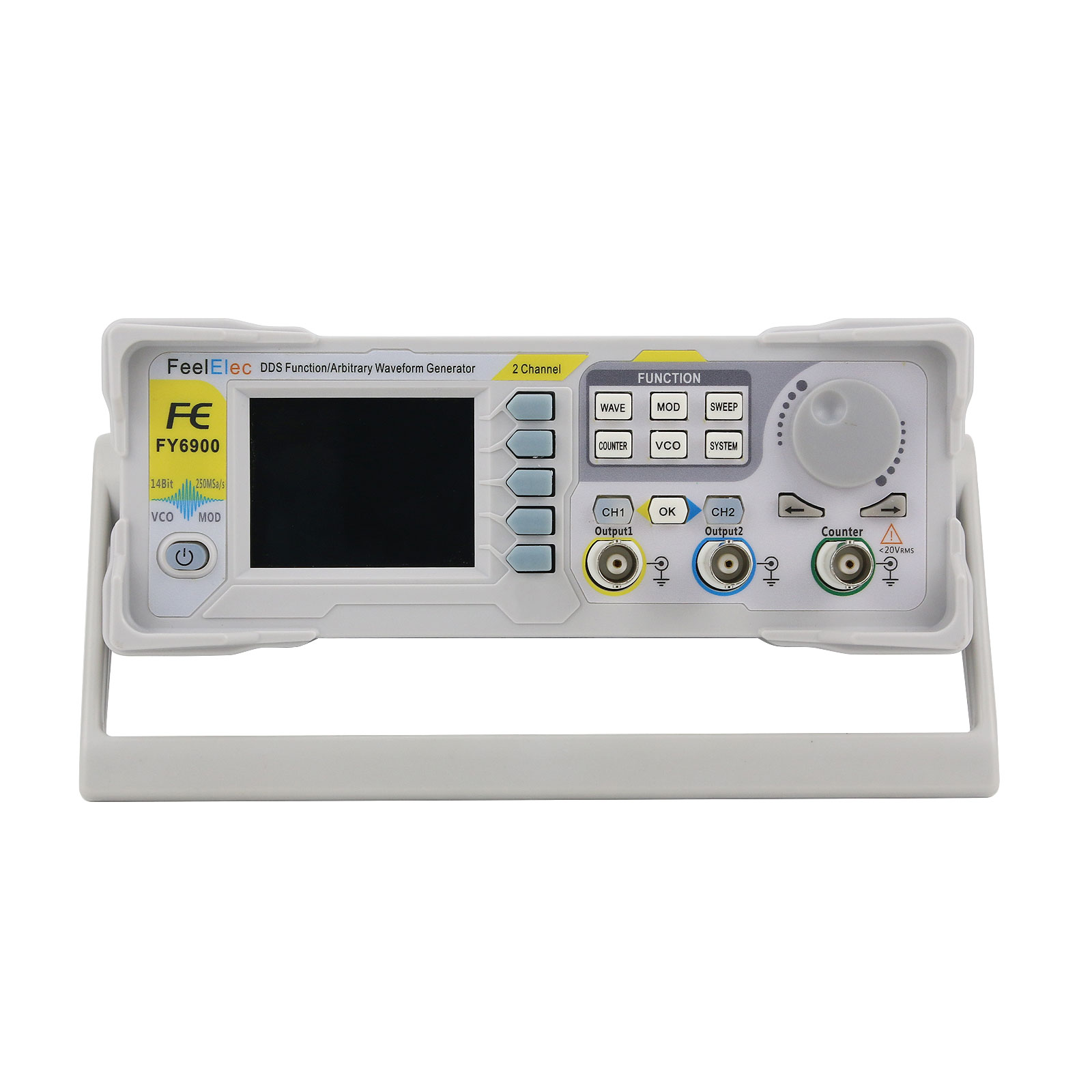 FY6900-50M 50MHz 2-Channel Fun - огляд і ціна Function Arbitrary Waveform Generator