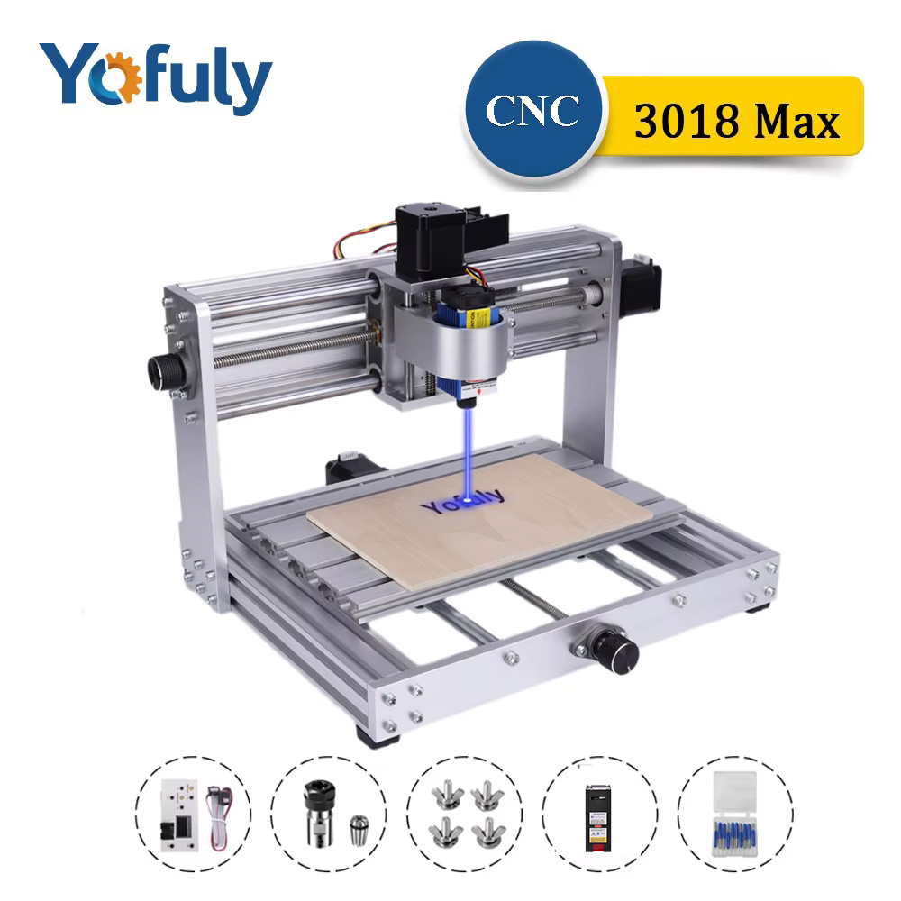 CNC 3018 Max Metal Engraving M - огляд і ціна Mini Laser Engraver Cnc Router