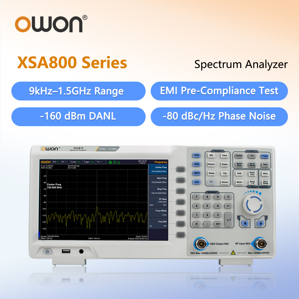 OWON Spectrum Analyzer With Tr - огляд і ціна Signal Generator Spectrum Analyzer