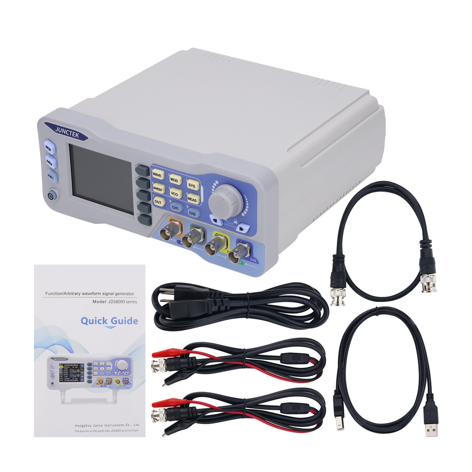 In stock JDS8080 80MHz Dual Ch - огляд і ціна Function Arbitrary Waveform Generator