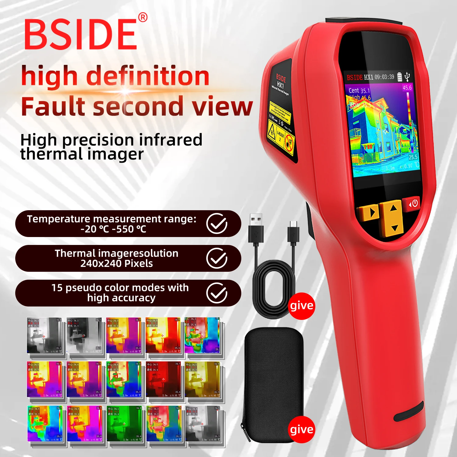 BSIDE HX1 240X240 Thermal Imag - огляд і ціна Thermal Imaging Camera Pcb Repair