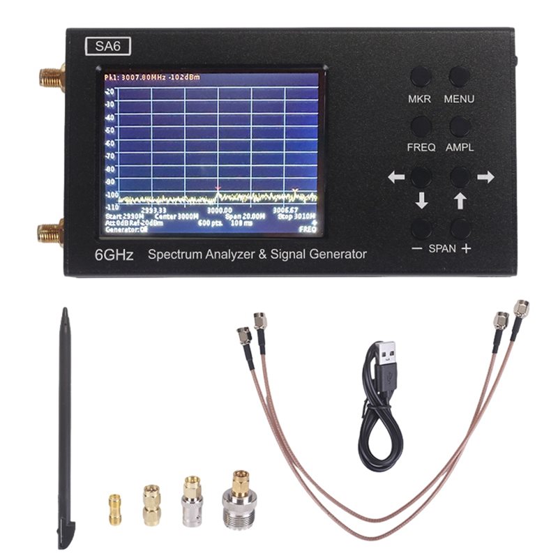 B23B SA6 Handheld Spectrum Ana - огляд і ціна Signal Generator Spectrum Analyzer