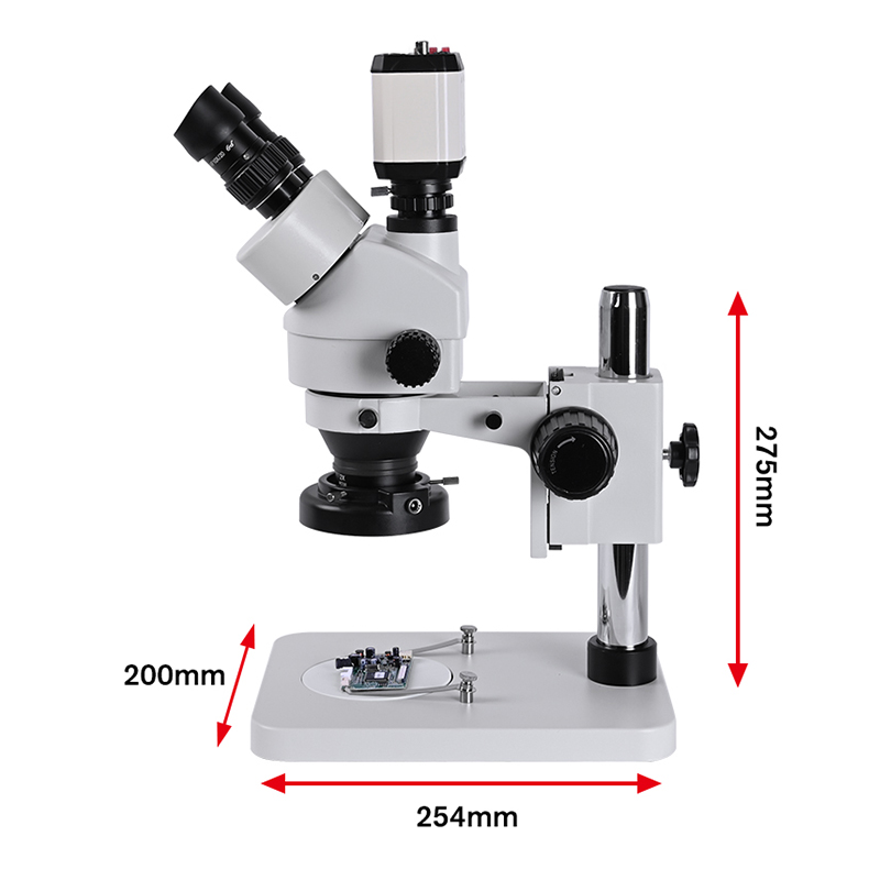 Industrial grade 3.5-90X stere - огляд і ціна Stereo Trinocular Microscope Pcb