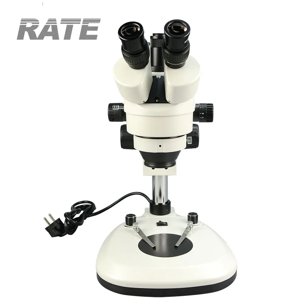 Factory 7x-45x Optical Industr - огляд і ціна Stereo Trinocular Microscope Pcb