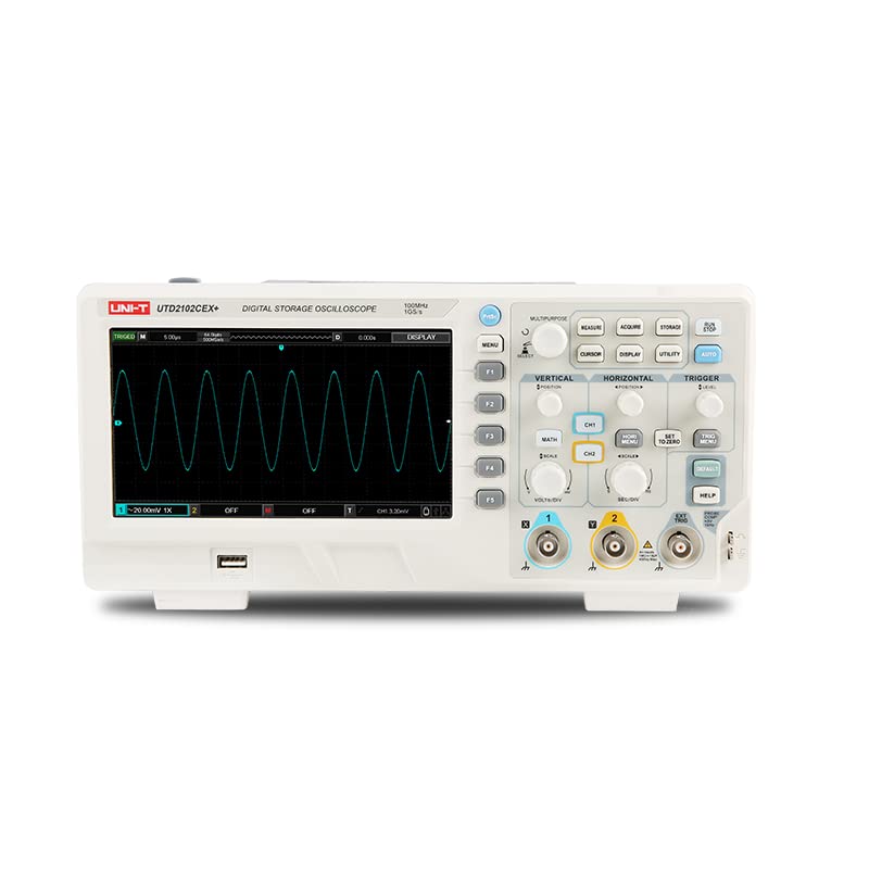 UTD2102CEX+ High Precision 100 - огляд і ціна Digital Storage Oscilloscope 100Mhz
