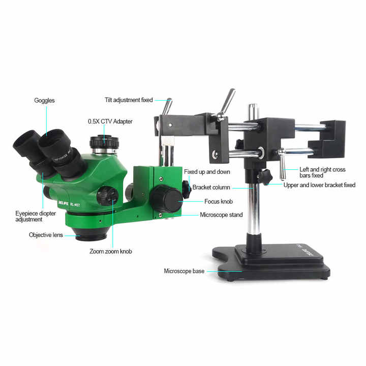 RL-M3-STL2 Trinocular Stereo M - огляд і ціна Stereo Trinocular Microscope Pcb