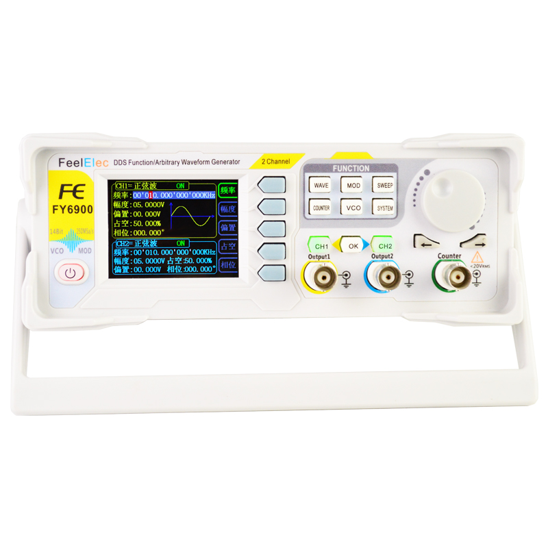 New FY6900 60MHz Dual Channel  - огляд і ціна Function Arbitrary Waveform Generator