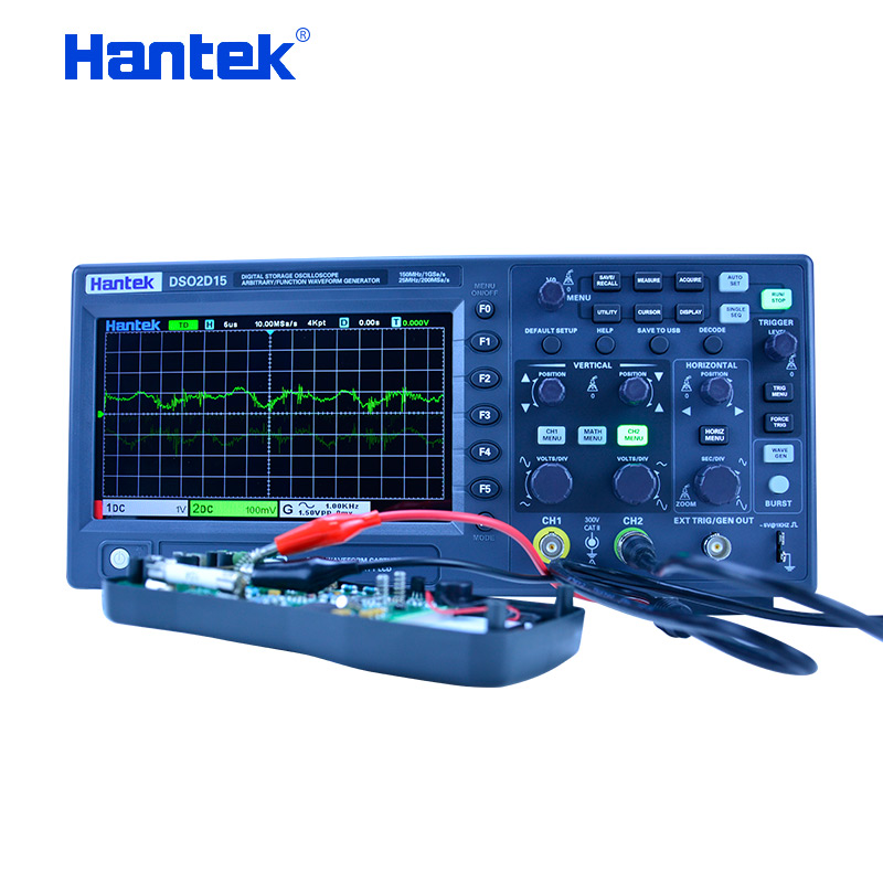 Hantek DSO2C10 2C15 2D10 2D15  - огляд і ціна Digital Storage Oscilloscope 100Mhz