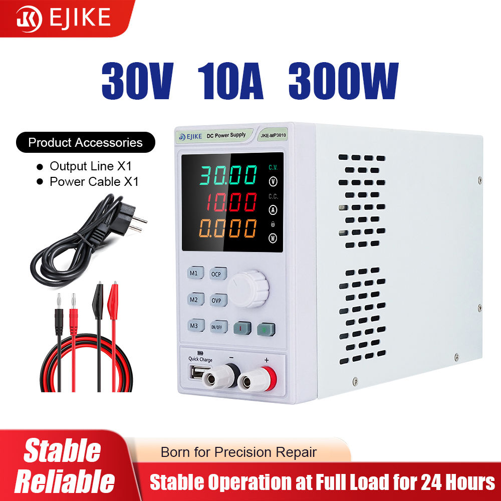 EJIKE DC Power Supply 300W Pro - огляд і ціна Programmable Dc Power Supply 30V 10A