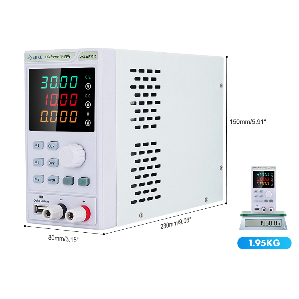 EJIKE DC Power Supply 300W Pro - огляд і ціна Programmable Dc Power Supply 30V 10A
