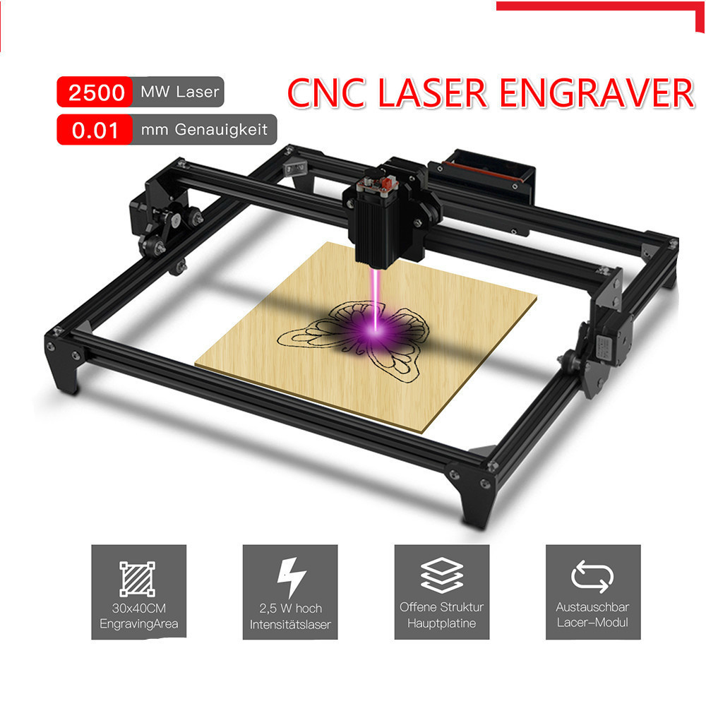 30*40cm Mini 2500MW CNC Laser  - огляд і ціна Mini Laser Engraver Cnc Router