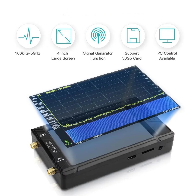 New Handheld Tiny Spectrum Ana - огляд і ціна Signal Generator Spectrum Analyzer