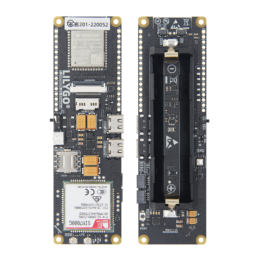 T-SIM7000G-S3-Standard SIM7080 - огляд і ціна Esp32 S3 Development Board Lot