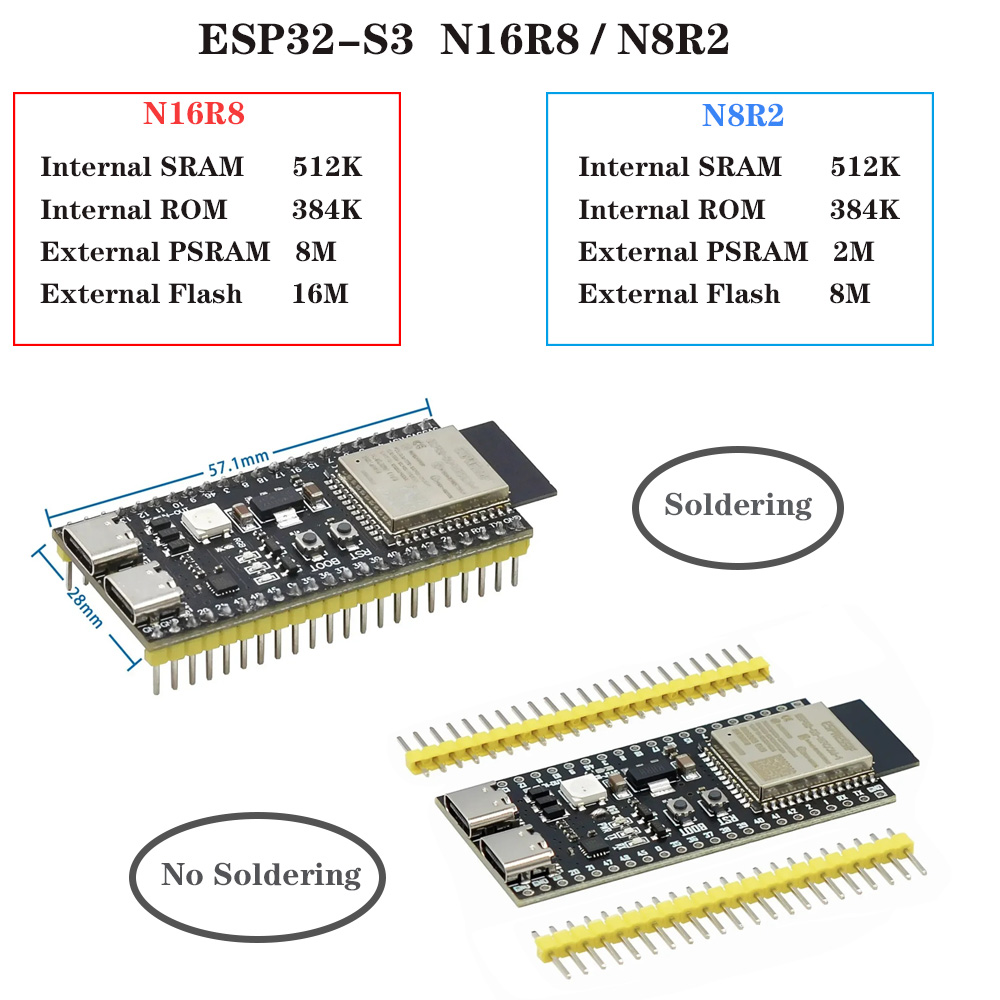 ESP32-S3 Development Boards wi - огляд і ціна Esp32 S3 Development Board Lot
