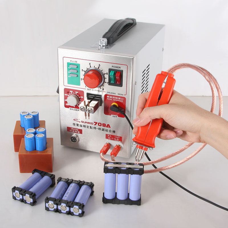 1.5KW SUNKKO 709A 220/110V Bat - огляд і ціна Spot Welder 18650 Battery Pack