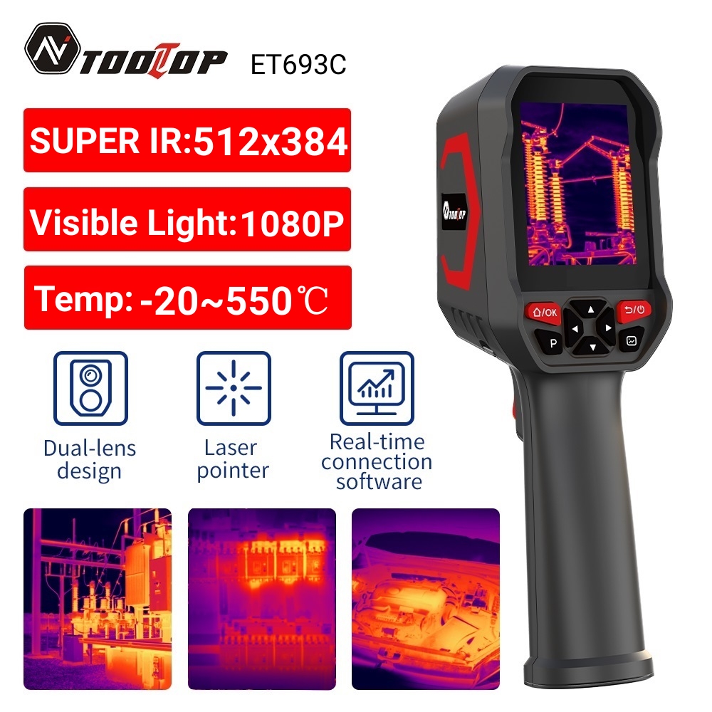 TOOLTOP ET693C Super IR 512x38 - огляд і ціна Thermal Imaging Camera Pcb Repair