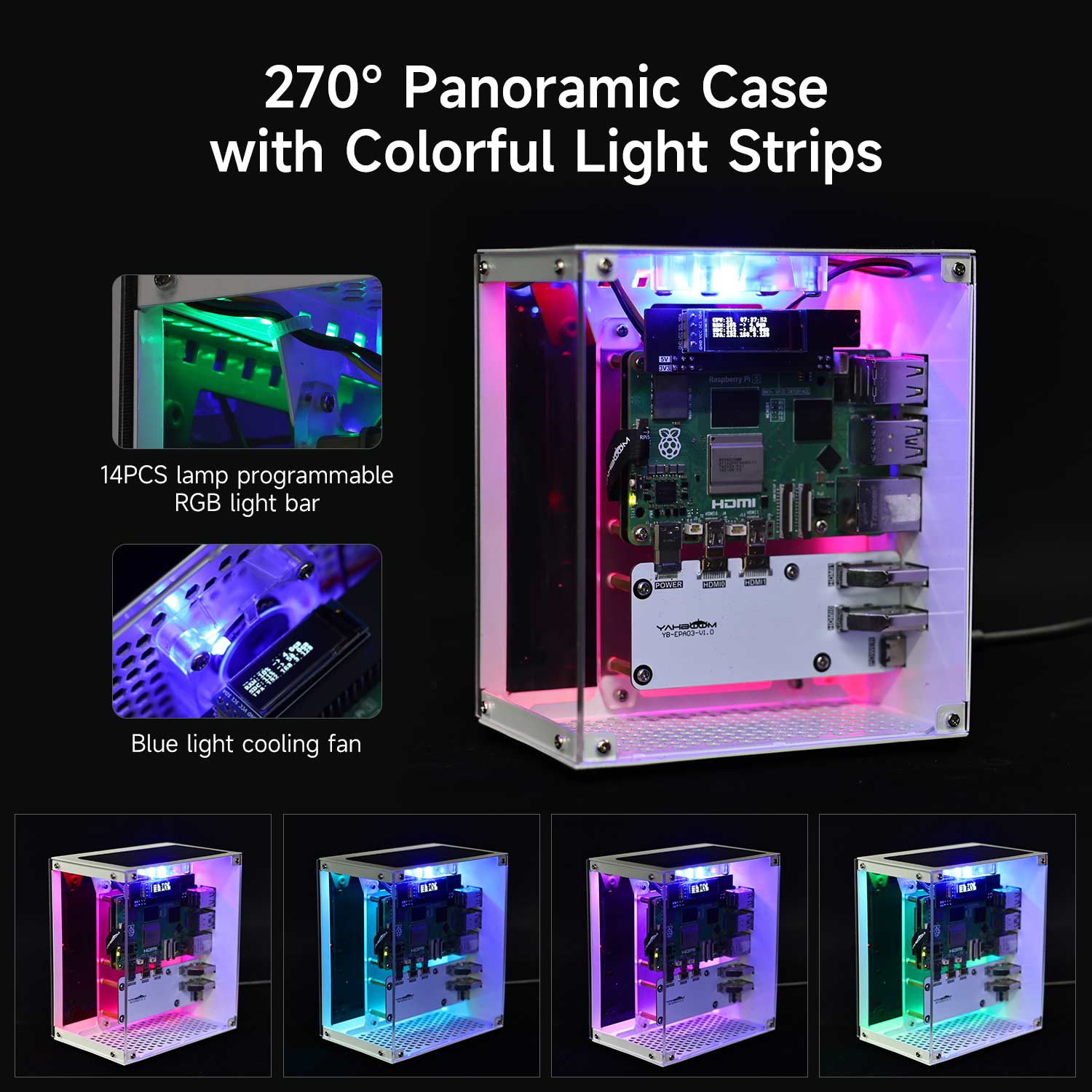 Raspberry Pi 5 Case Protective - огляд і ціна Raspberry Pi 5 8Gb Kit
