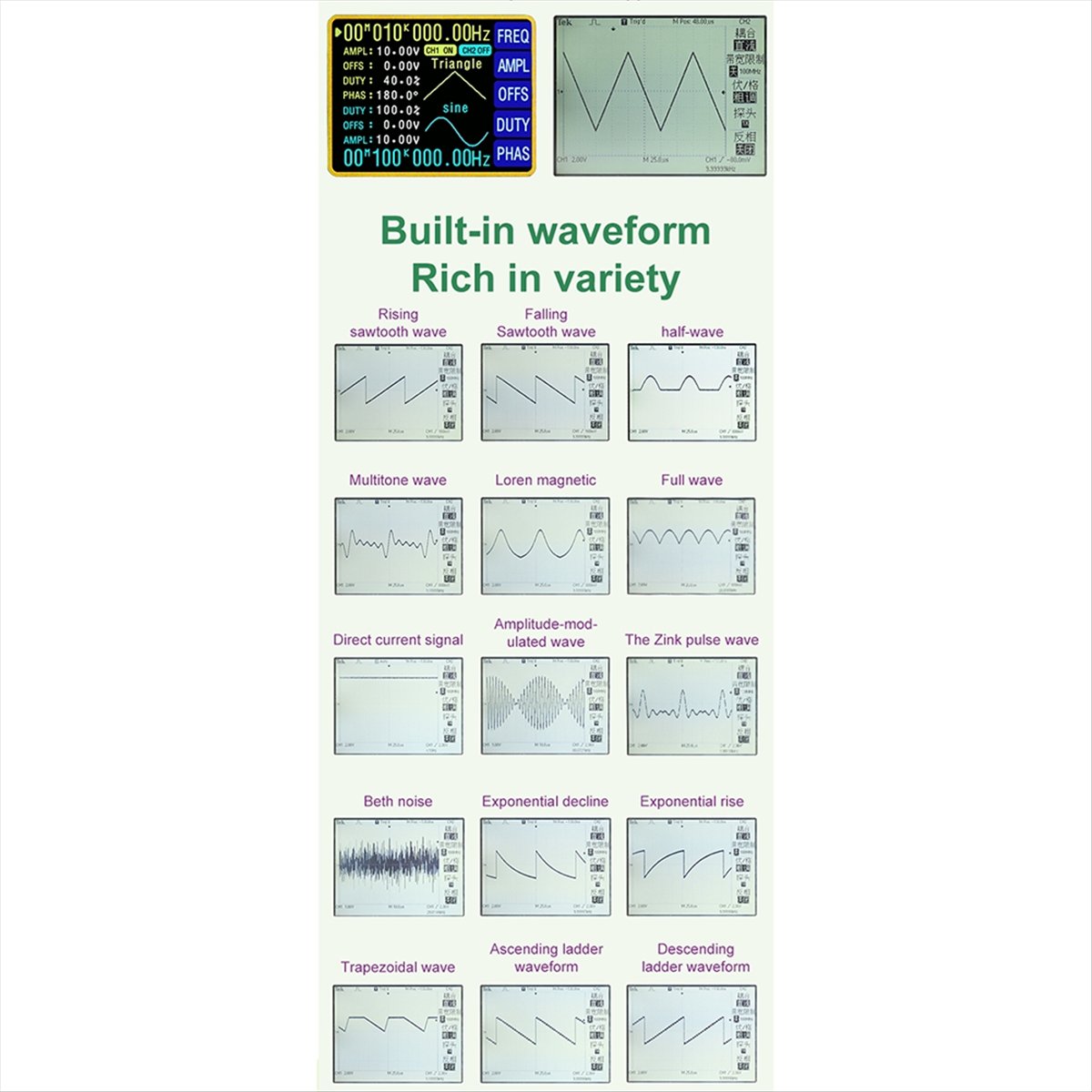 OKgood 2.4 Inch TFT DDS Functi - огляд і ціна Function Arbitrary Waveform Generator