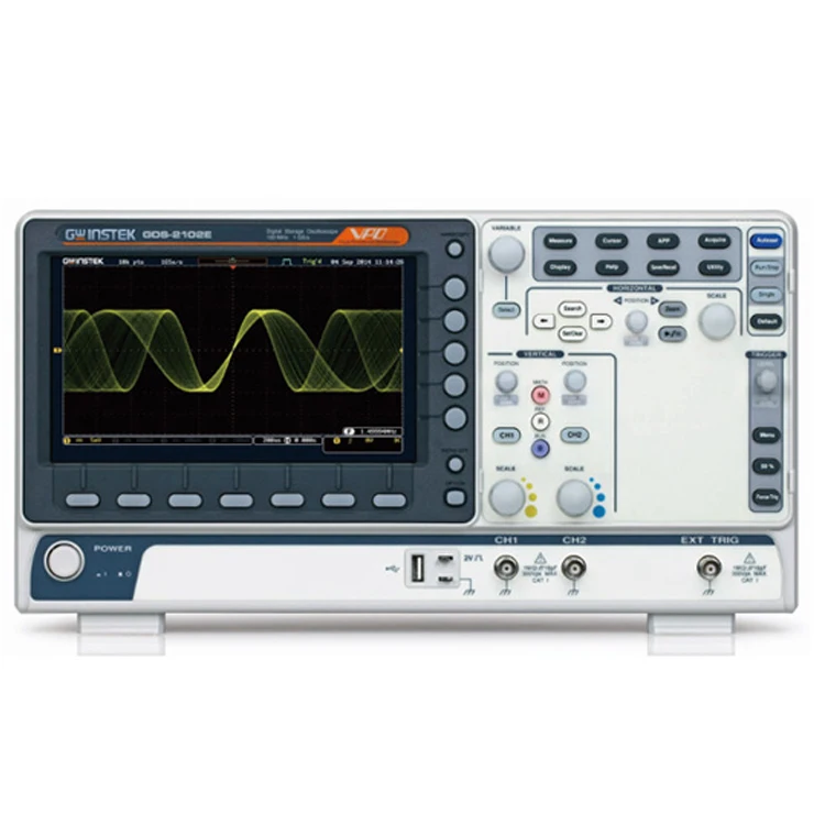 Gwinstek GDS-2000E Series GDS- - огляд і ціна Digital Storage Oscilloscope 100Mhz