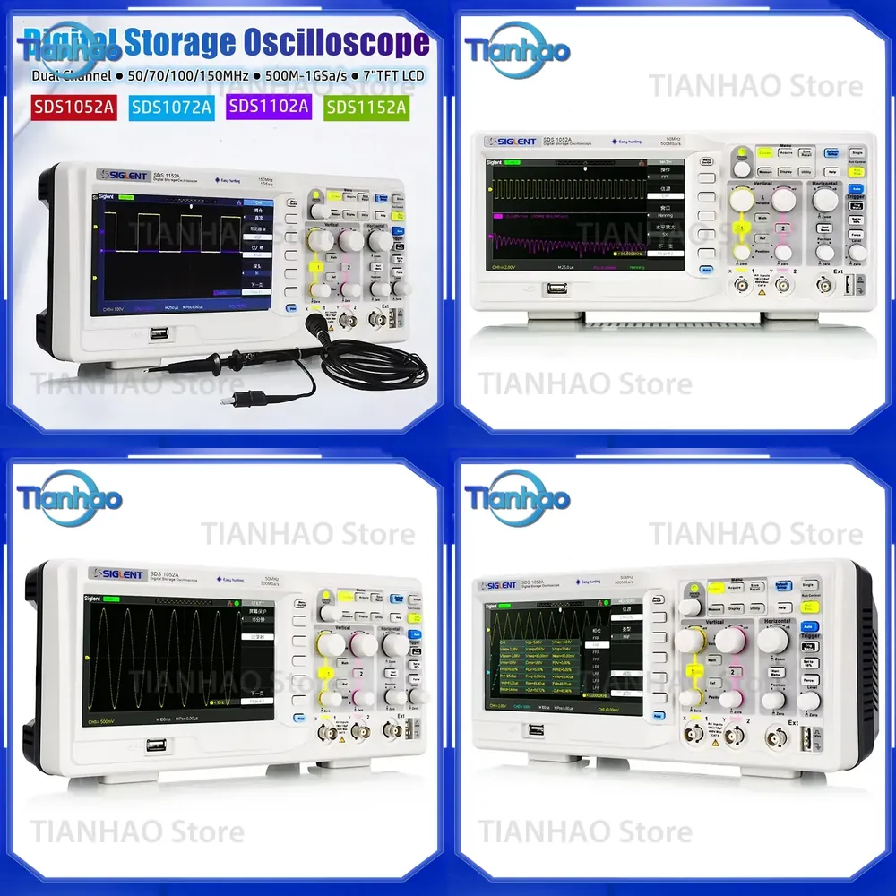 Digital Storage Oscilloscope f - огляд і ціна Digital Storage Oscilloscope 100Mhz
