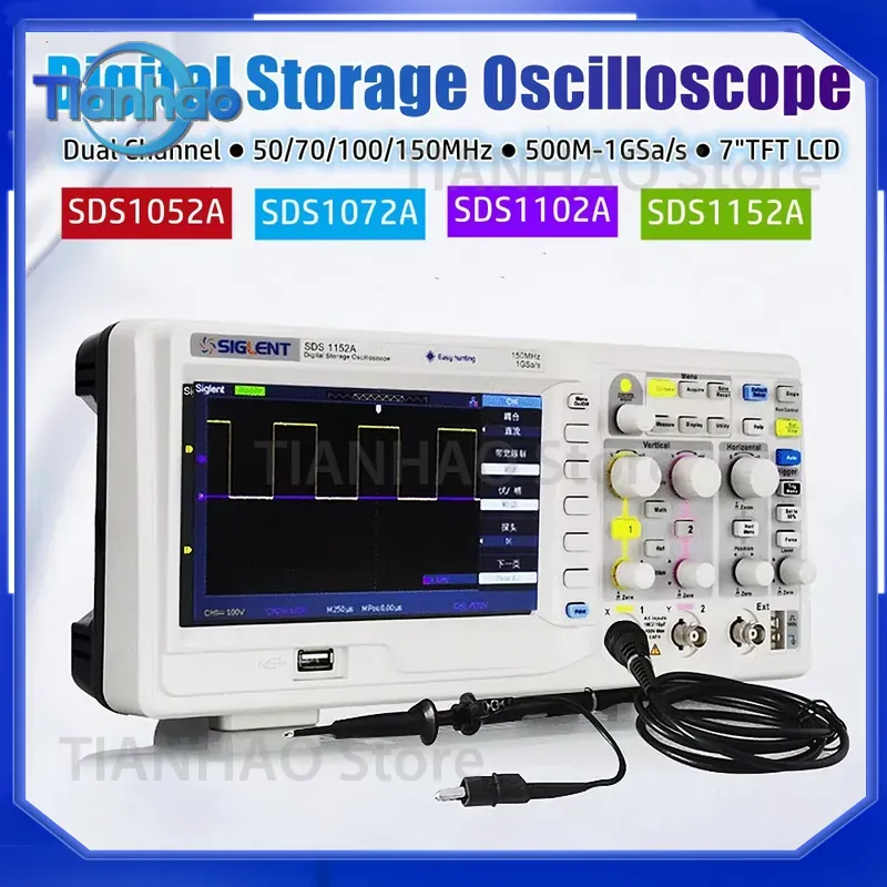 Digital Storage Oscilloscope f - огляд і ціна Digital Storage Oscilloscope 100Mhz